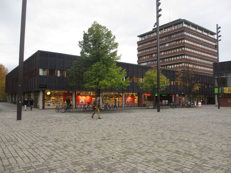 Fasadebilde av rehabilitert prosjekt på Universitet i Oslo