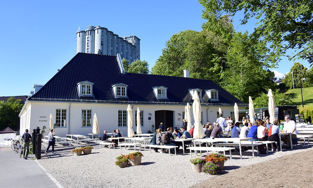 Nedre foss gård eksteriør foto sommer