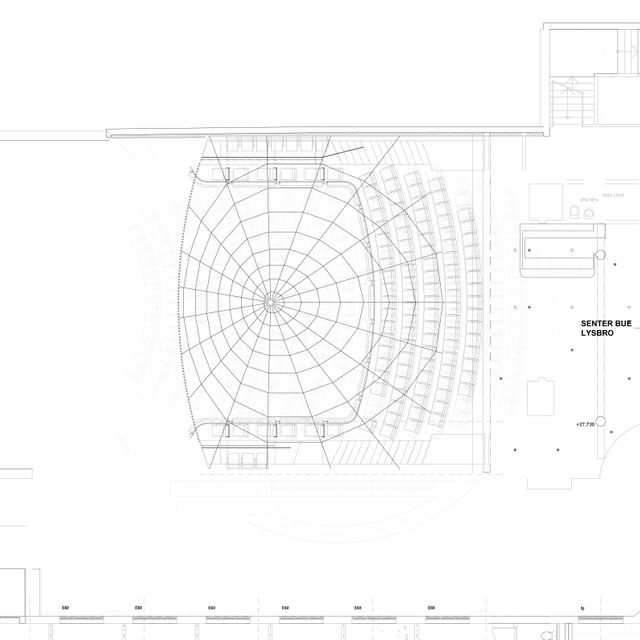 Plantegning av Edderkoppen teater