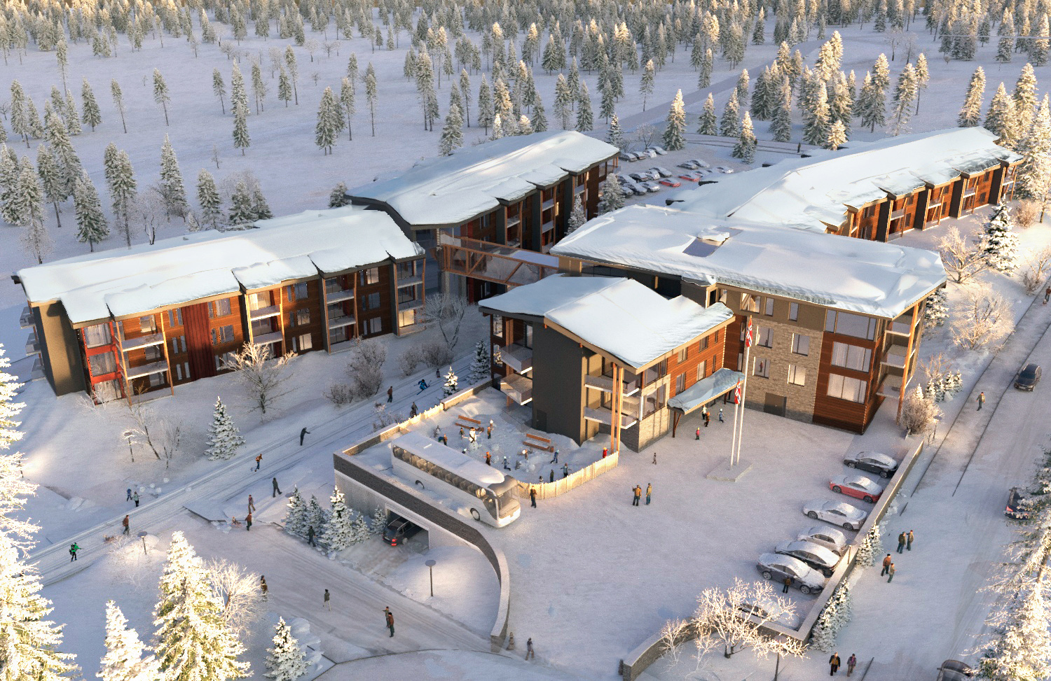 Illustrasjon av The Lodge Trysil