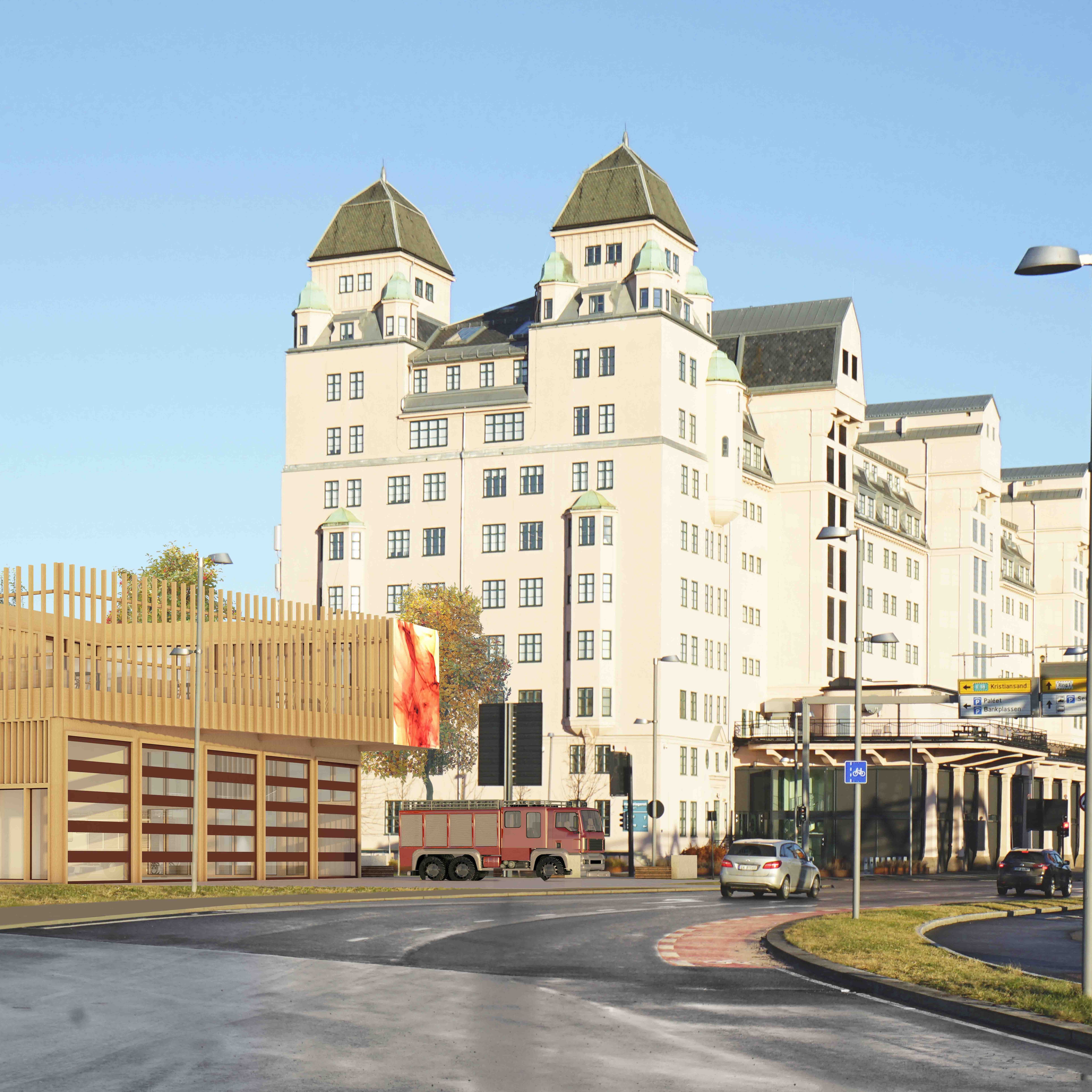 Konkurranseforslag Bjørvika brannstasjon