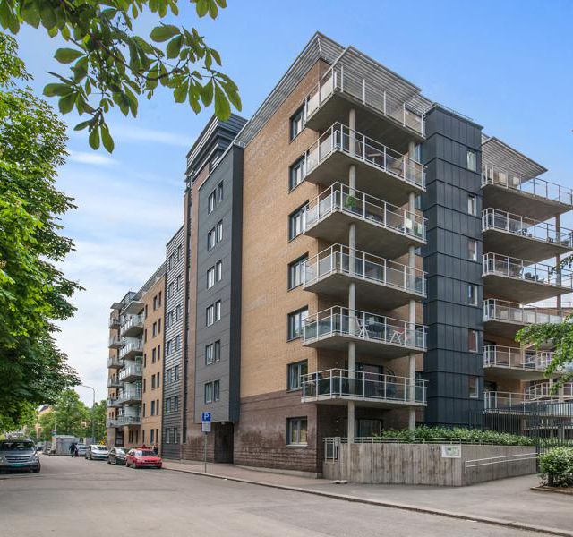 Foto av fasade på Wexels plass