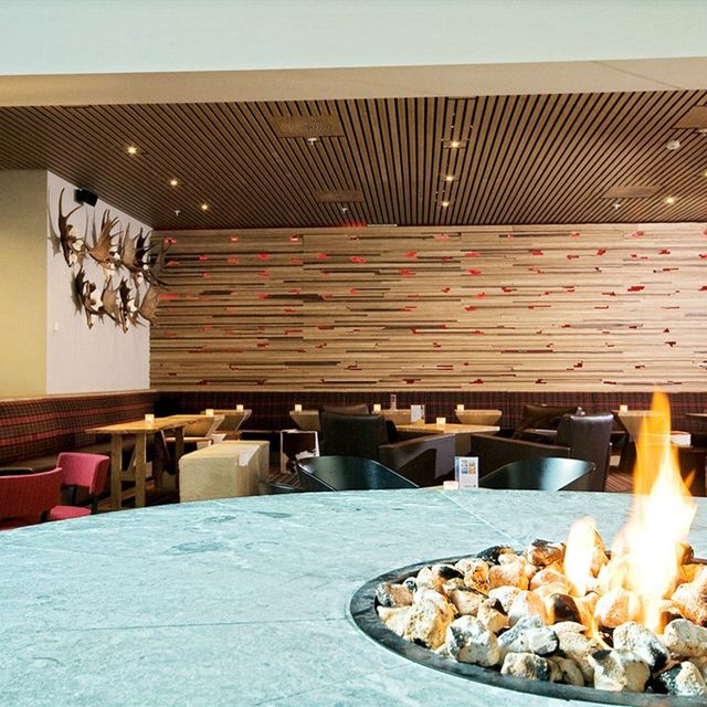 Interiørbilde av hotell i Trysil