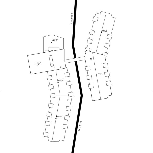 Takplan av The Lodge Trysil