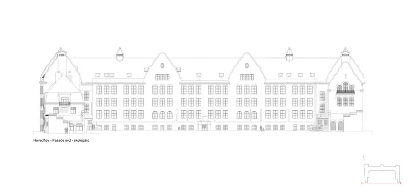 Illustrasjon av Fagerborg skole