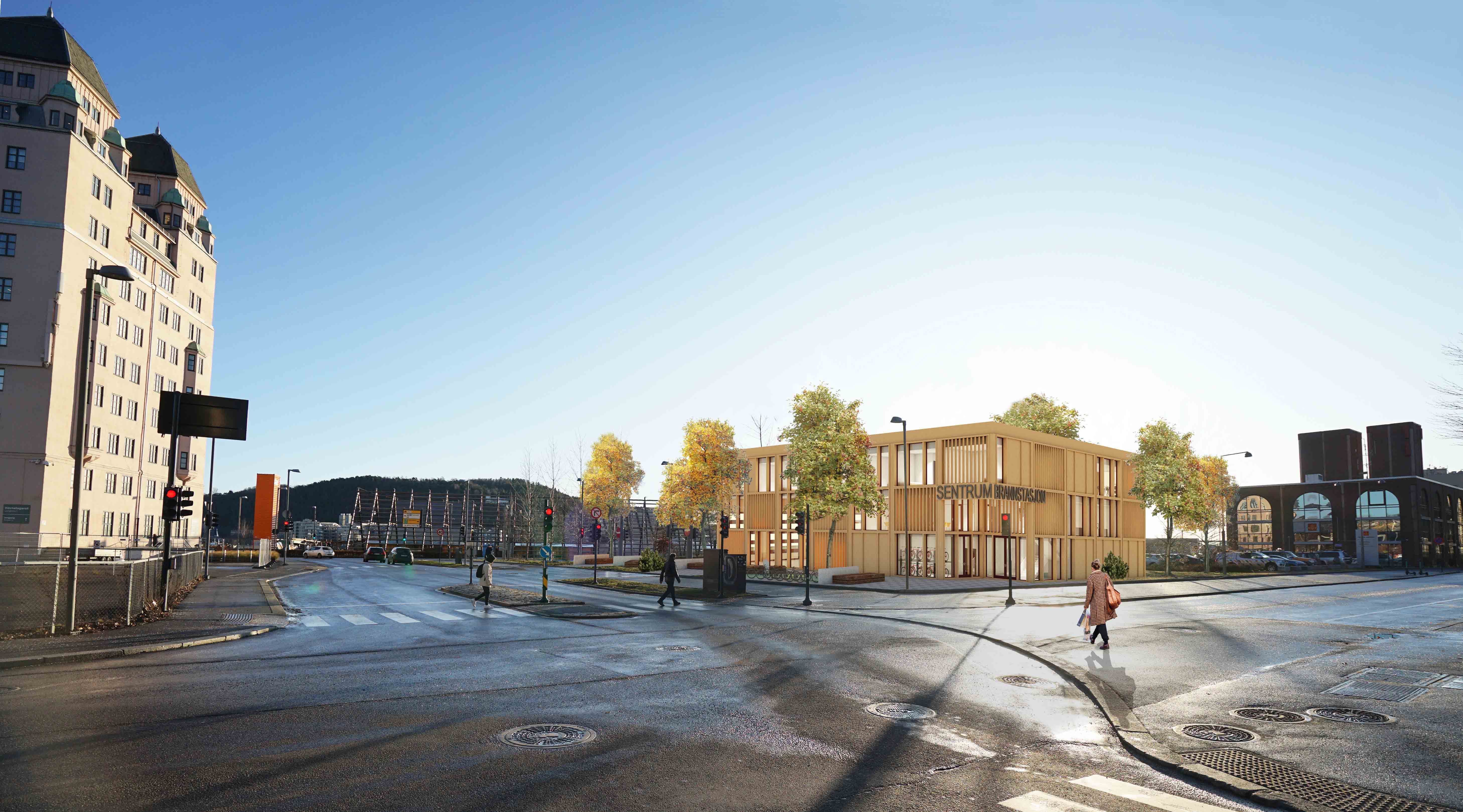 Konkurranseforslag Bjørvika brannstasjon
