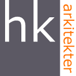 Tidligere logo for HK Arkitekter