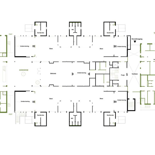 Øraker skole Plan