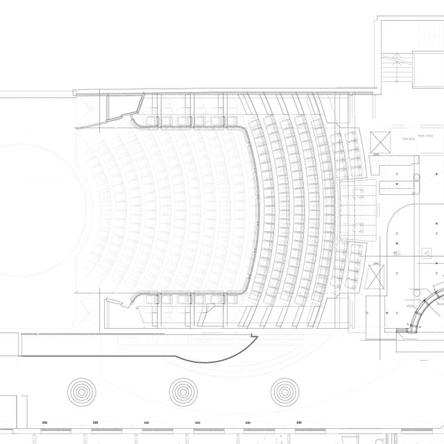 Plantegning av Edderkoppen teater