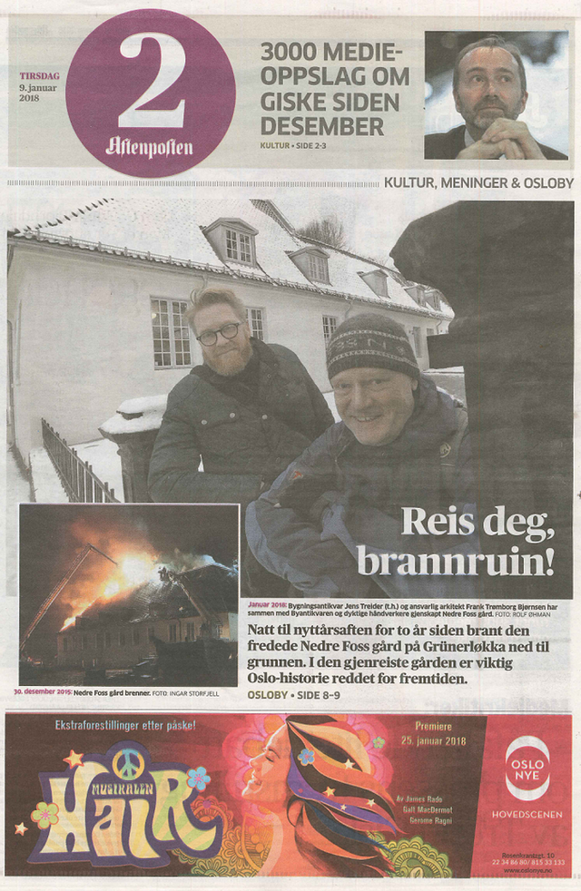Side fra Aftenposten