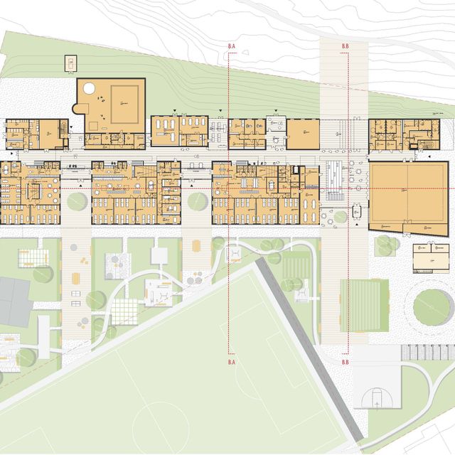Plantegning båtsfjord skole