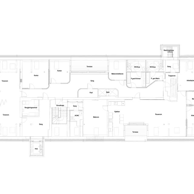 Sjokoladefabrikken barnehage plan tegning
