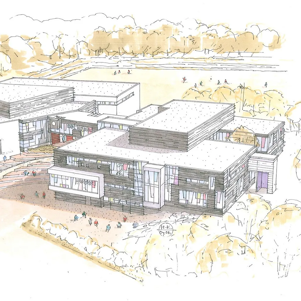 Illustrasjon av Nøkkeland skole