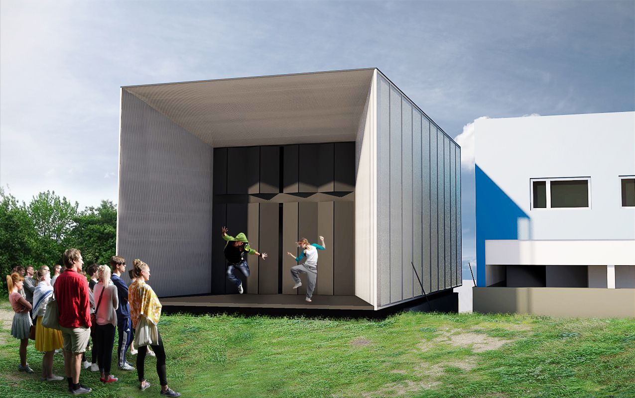 Illustrasjon av black box ved Nordland teater
