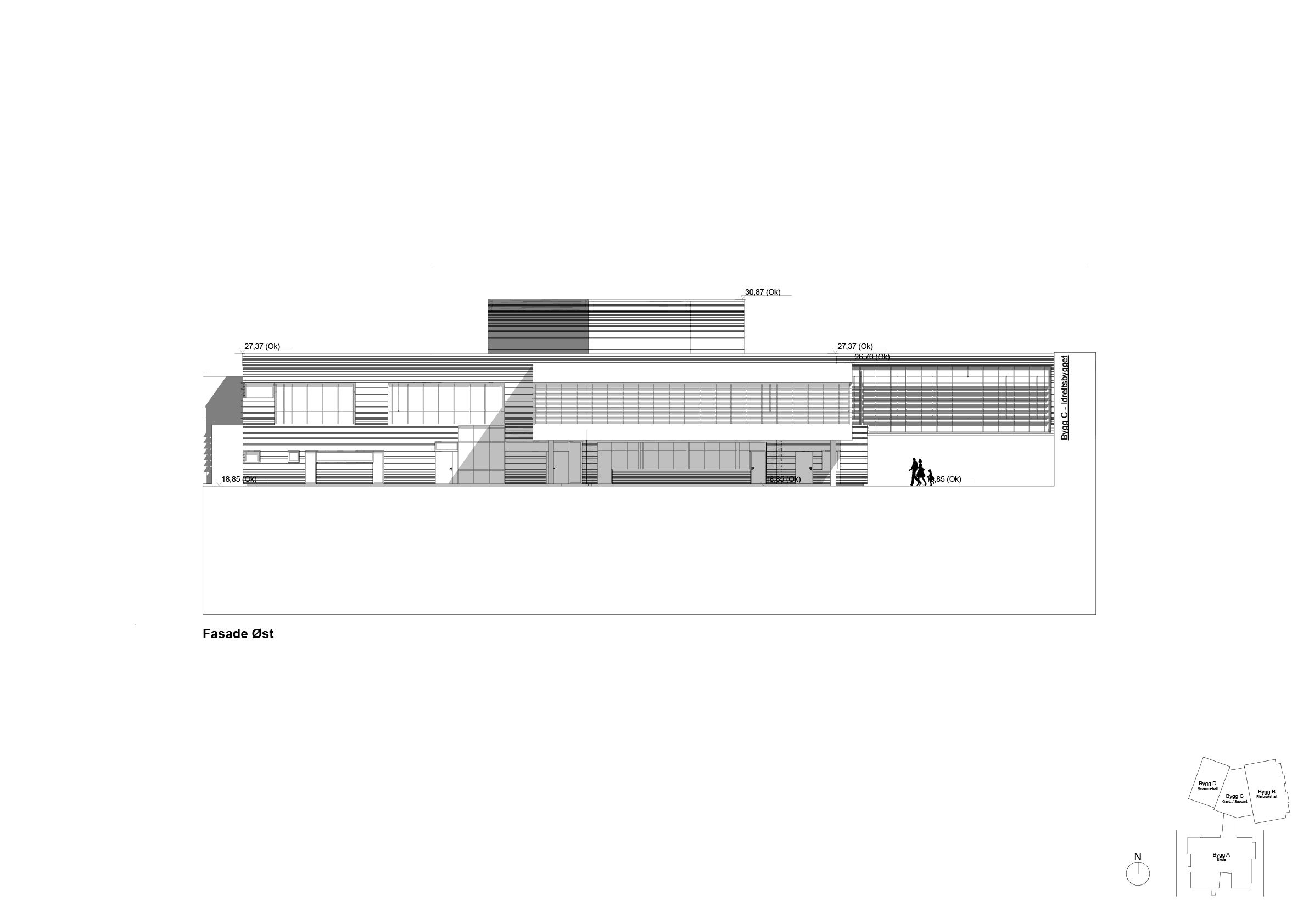 Nøkkeland skole fasade
